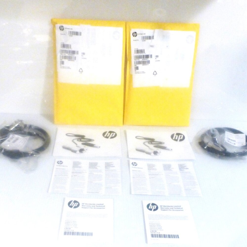BSM - 2x HP NANO LOCK 1AJ39AA Keyed 6ft Cable LOCK Your NOTEBOOK Tablet
